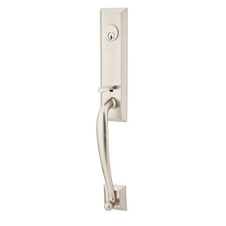 Emtek Satin Nickel Handleset F133351SQUUS15LH212 F133351SQUUS15LH212